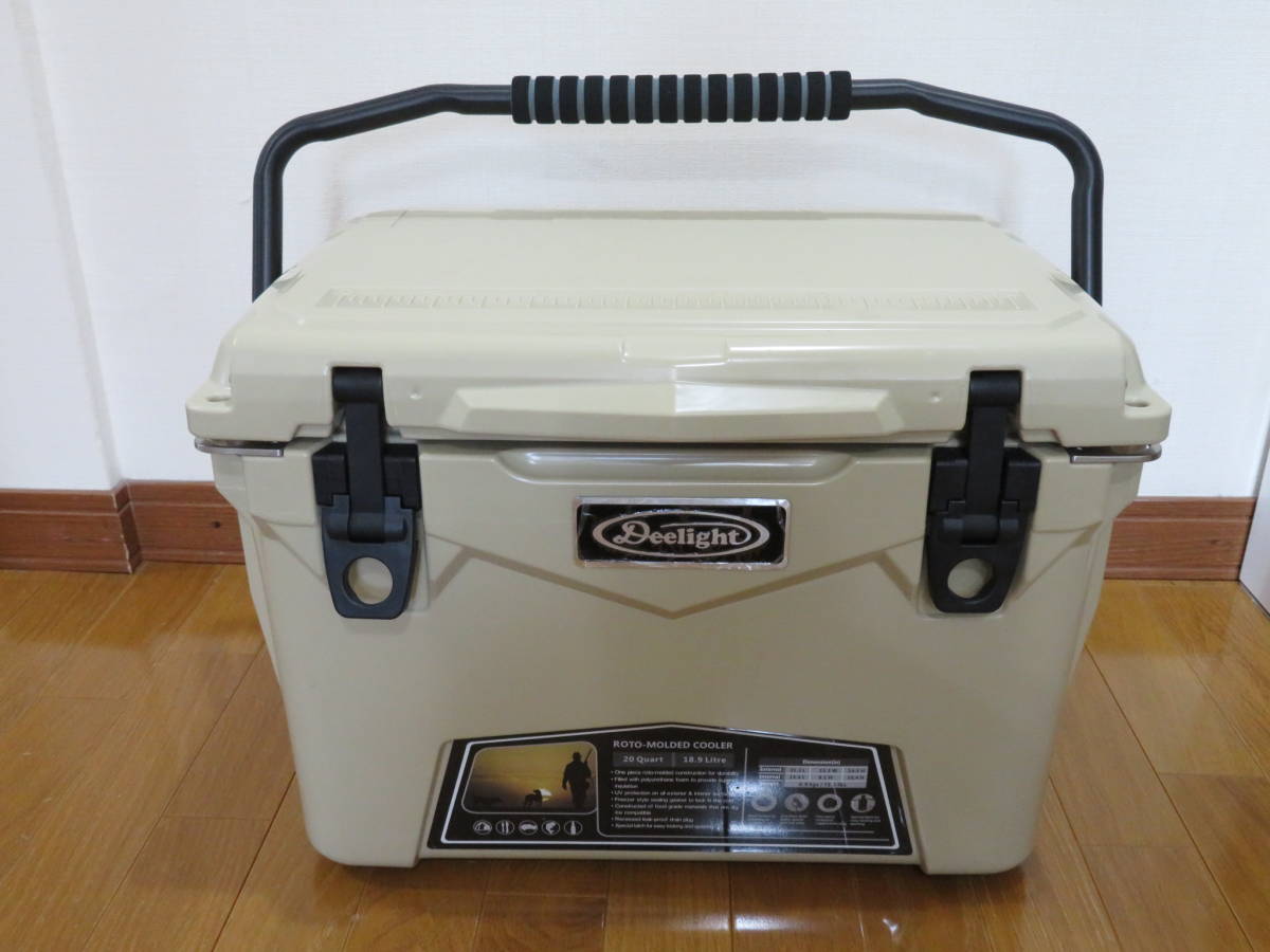 Deelight/ディーライト クーラーボックス20QT Iceland Cooler Box アイスランドクーラーボックス 容量18.9リットル最長で5日間も氷が持つ