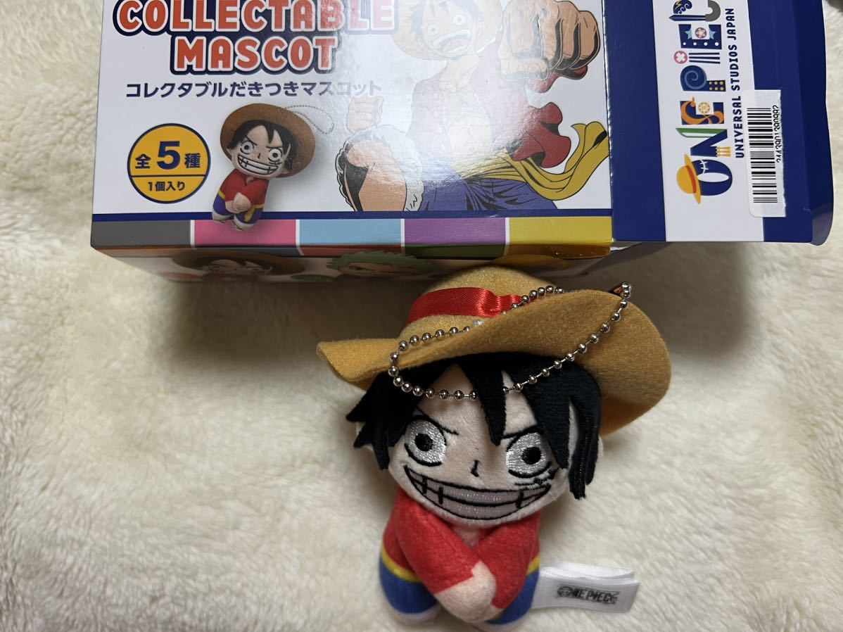 USJ ユニバーサルスタジオジャパン ONEPIECE ワンピース コレクタブルだきつきマスコット ルフィ_画像1