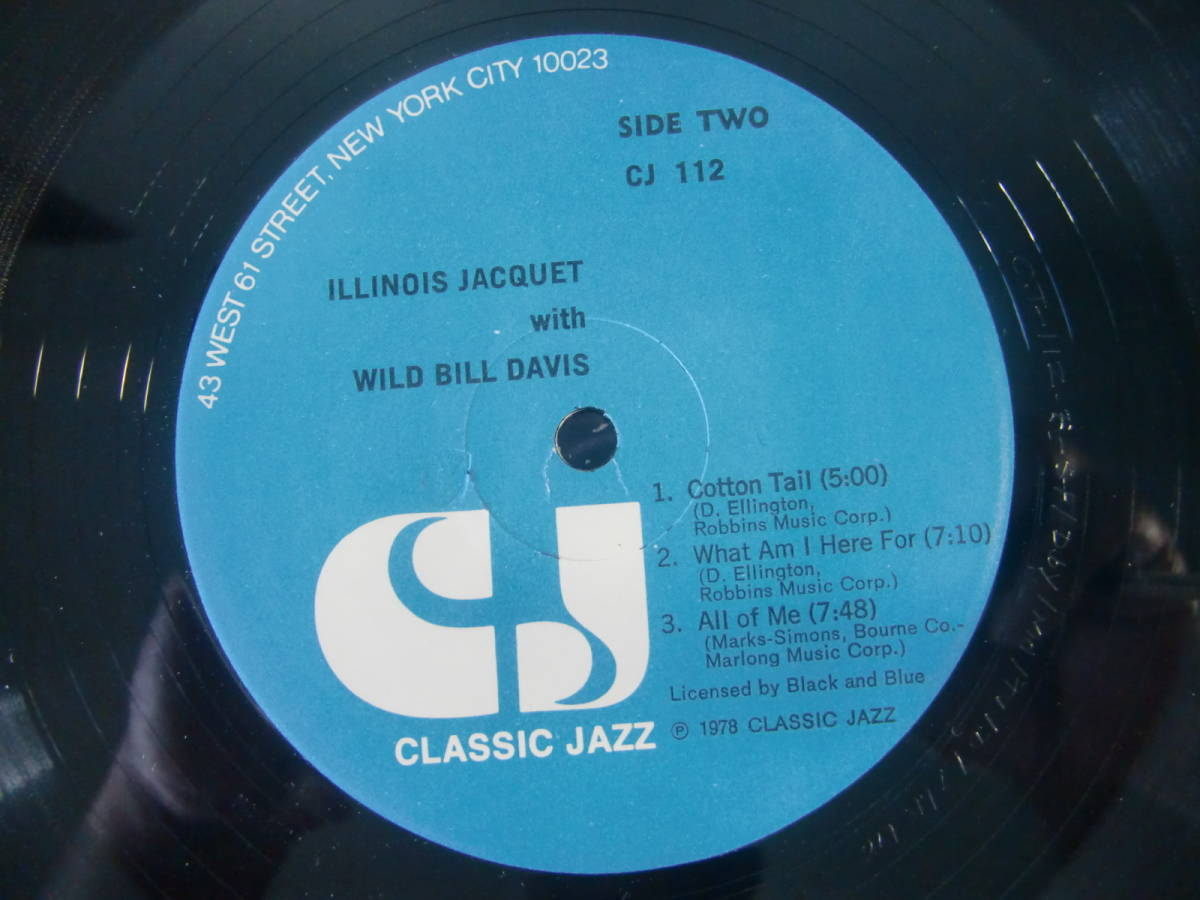 Illinois Jacquet イリノイ・ジャケット with Wild Bill Davis ワイルド・ビル・デイビス - Al Bartee -_画像6