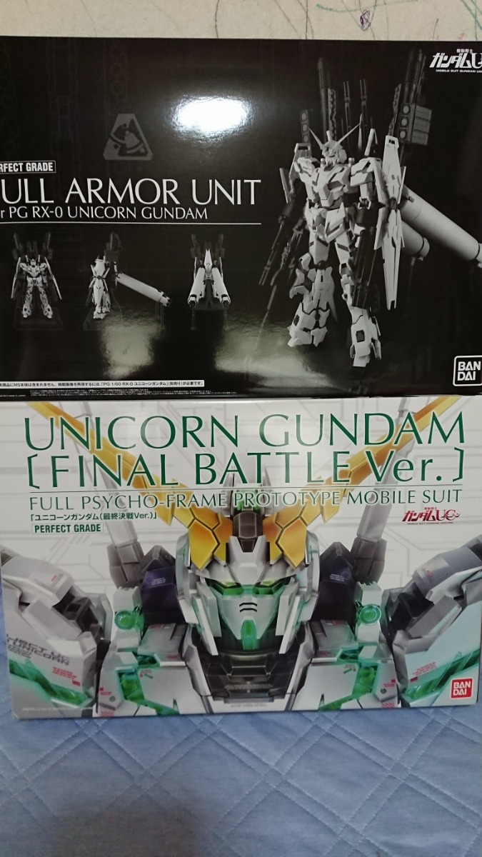 Bandai機動戰士Gundam PG Unicorn Gundam Final Battle Ver.FA擴展單元套裝    原文:バンダイ 機動戦士ガンダム PG ユニコーンガンダム 最終決戦Ver. FA拡張ユニットセット