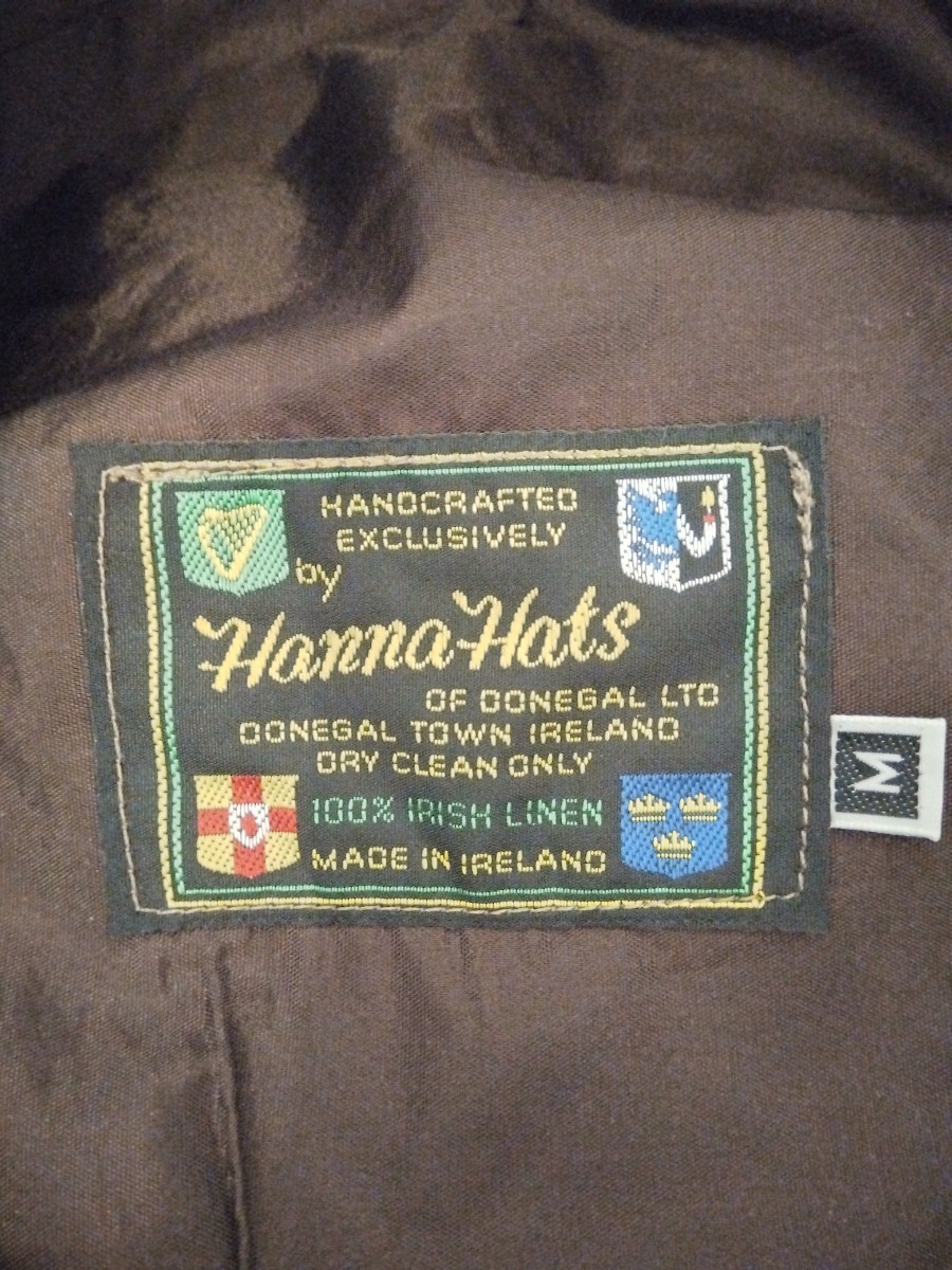 Hanna Hats ハンナハット　ビンテージ　アイルランド製　made in Ireland　ハンチング帽　メンズ 帽子 ユニセックス パッチワーク_画像6