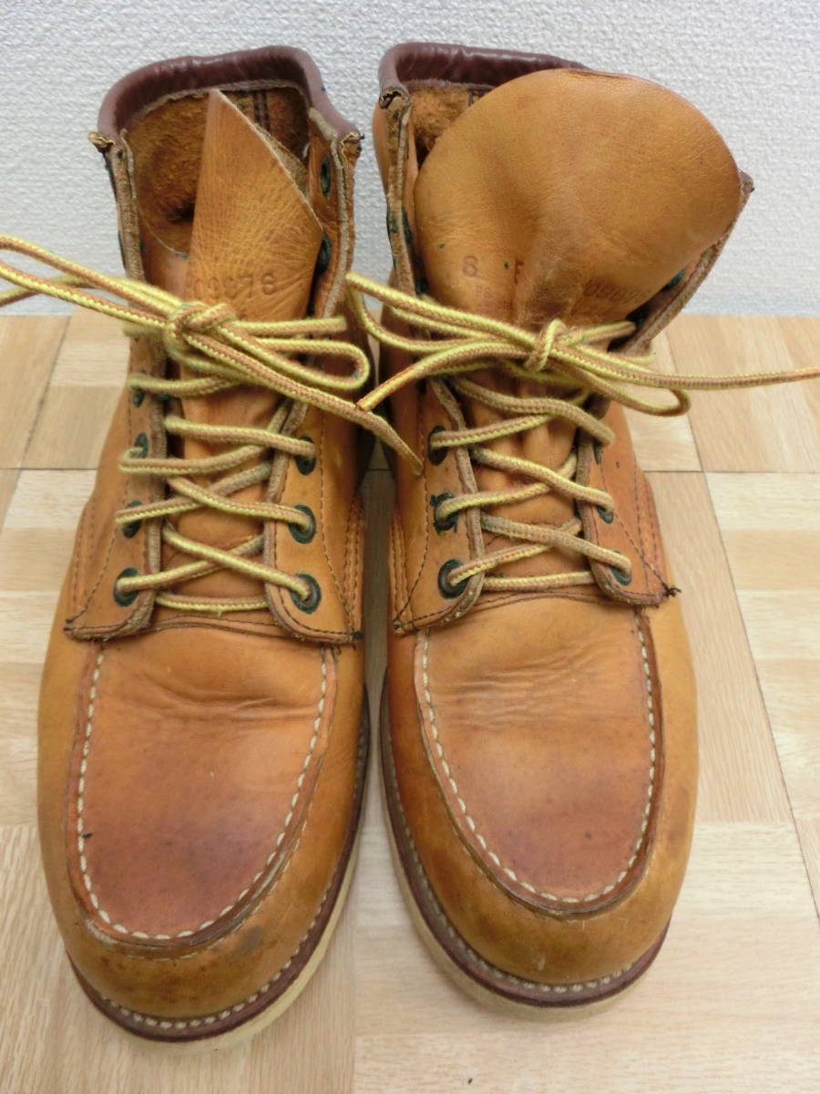 it/371923/2308/レッドウィング　RED WING　犬刻印　クラシックワーク 6インチ モックトゥ　ブーツ　875/キャメル/サイズUS8（JP26.0ｃｍ）_画像2