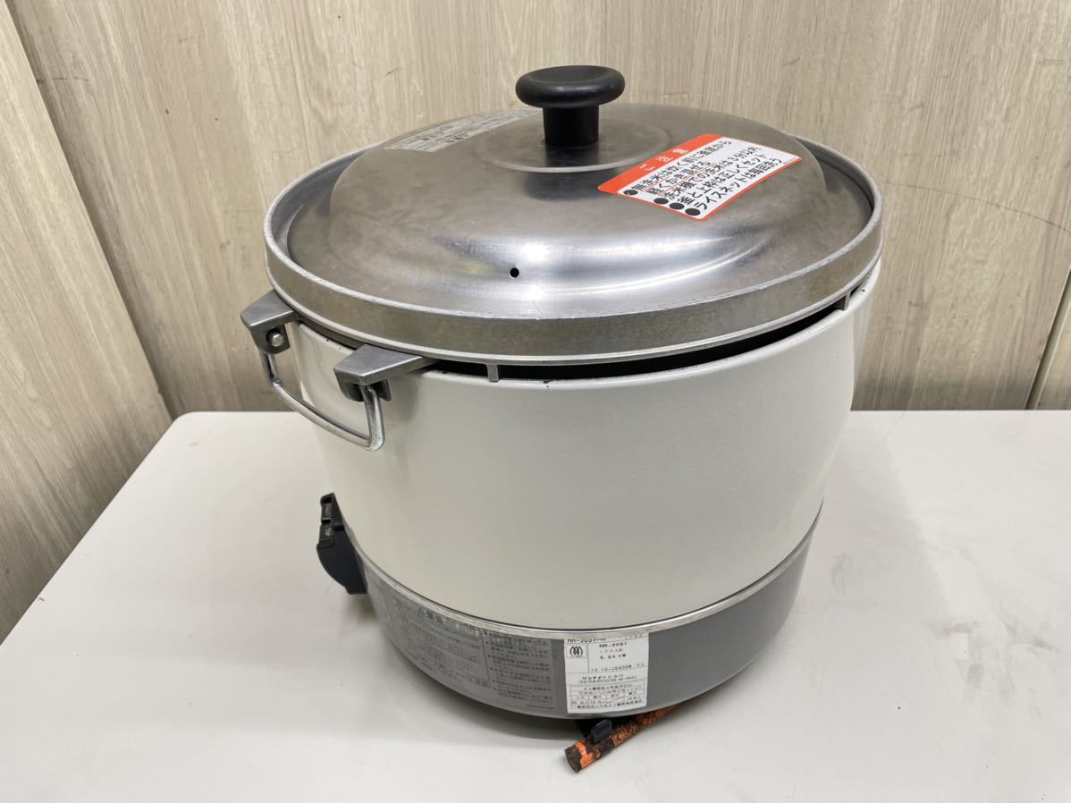 (Ag75) リンナイ ガス炊飯器 3升/6L LPガス RR-30S1 2016年製 動作品