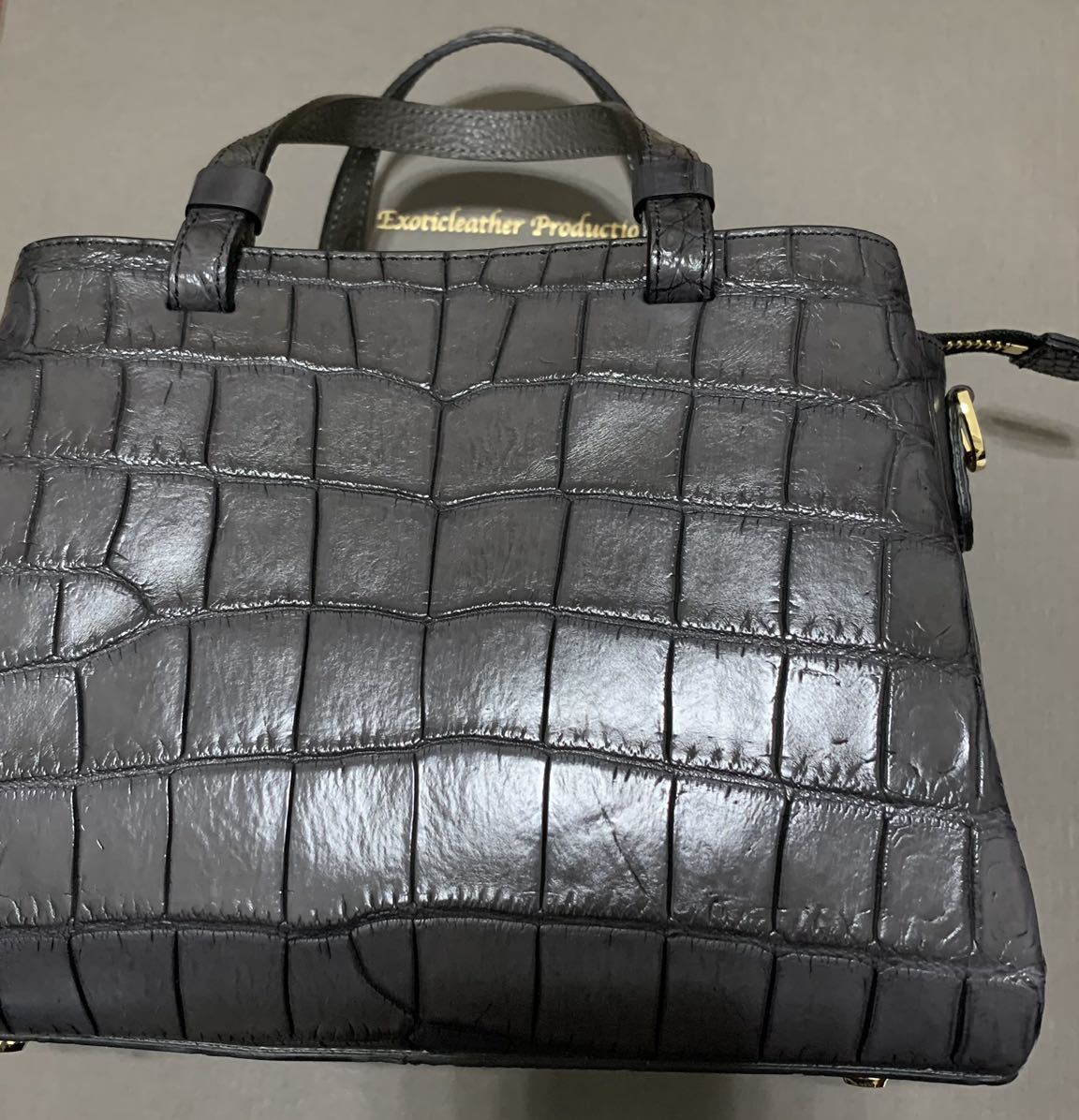 レザージュエルズ リアルクロコダイル 2ウェイバックショルダー レザージュエルズ リアルクロコダイル 2ウェイバックショルダー