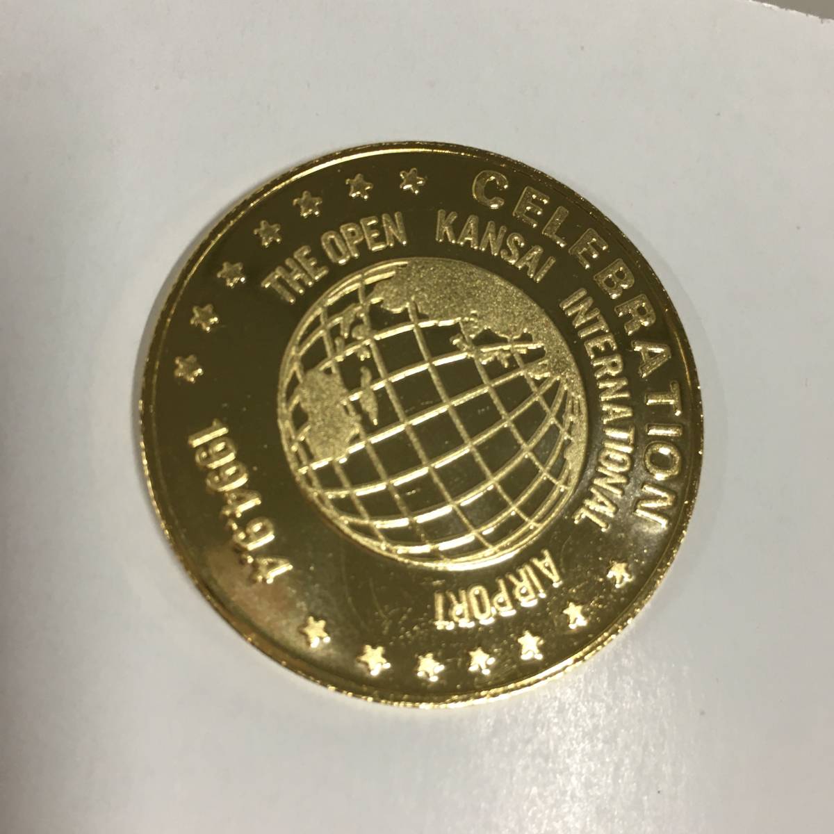 ◆関西国際空港開港記念 メダル コイン 平成6年 9月 4日 1994　【23/0809/01_画像3