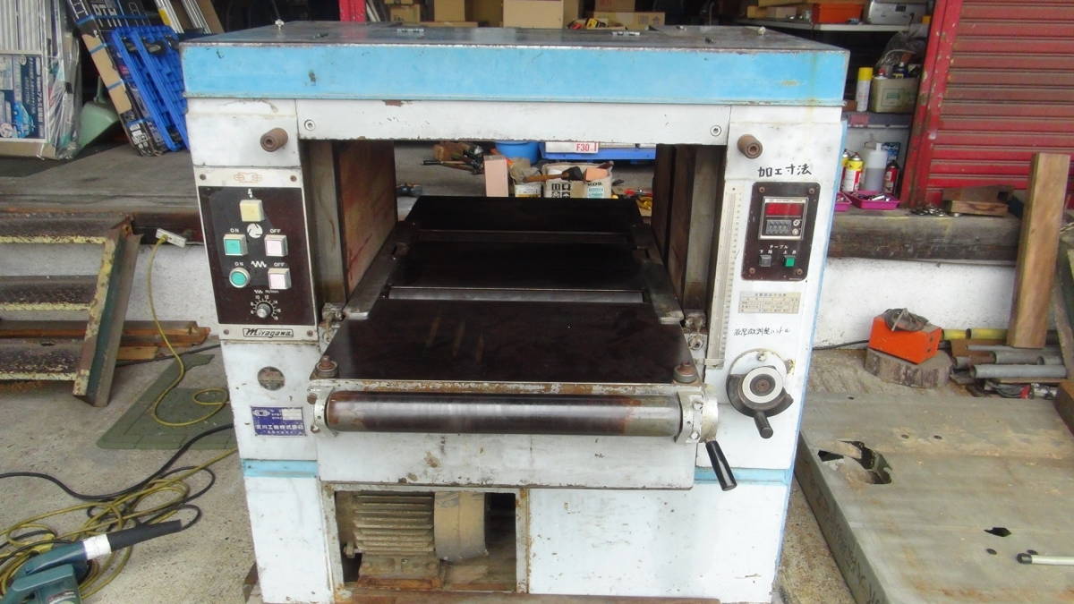 GINGER掲載商品】 中古木工機械 宮川自動カンナ盤MUM500デジタル