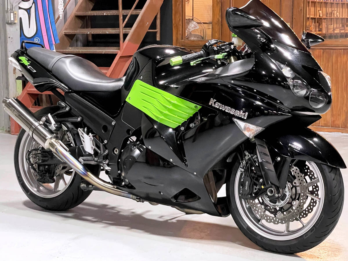 ZZR1400 ABS ZXT40B ☆動画☆ OHNISHI HEAT MAGIC製マフラー ZZR1400 ABS ZXT40B ☆動画☆ OHNISHI HEAT MAGIC製マフラー
