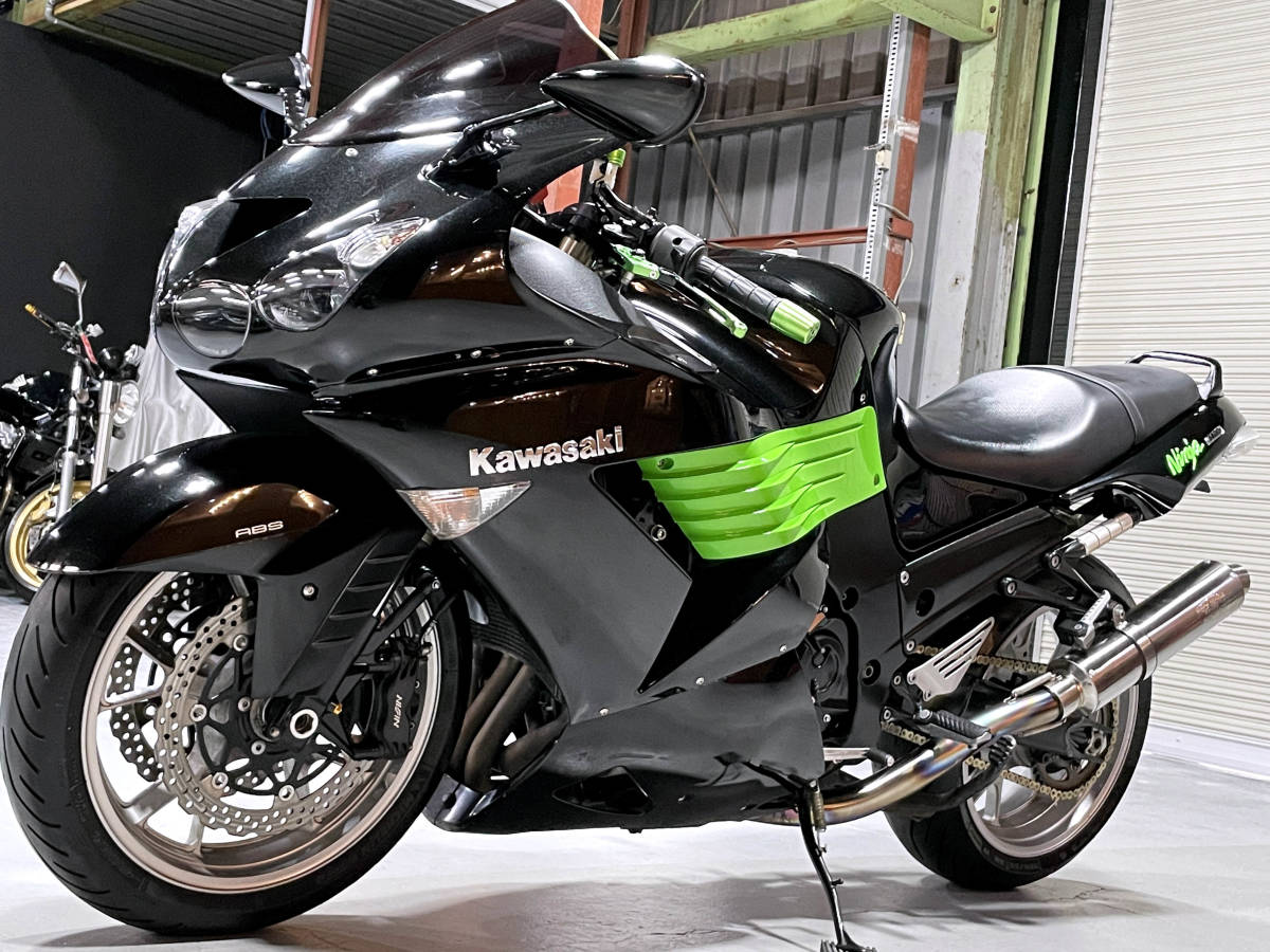 ZZR1400 ABS ZXT40B ☆動画☆ OHNISHI HEAT MAGIC製マフラー ZZR1400 ABS ZXT40B ☆動画☆ OHNISHI HEAT MAGIC製マフラー