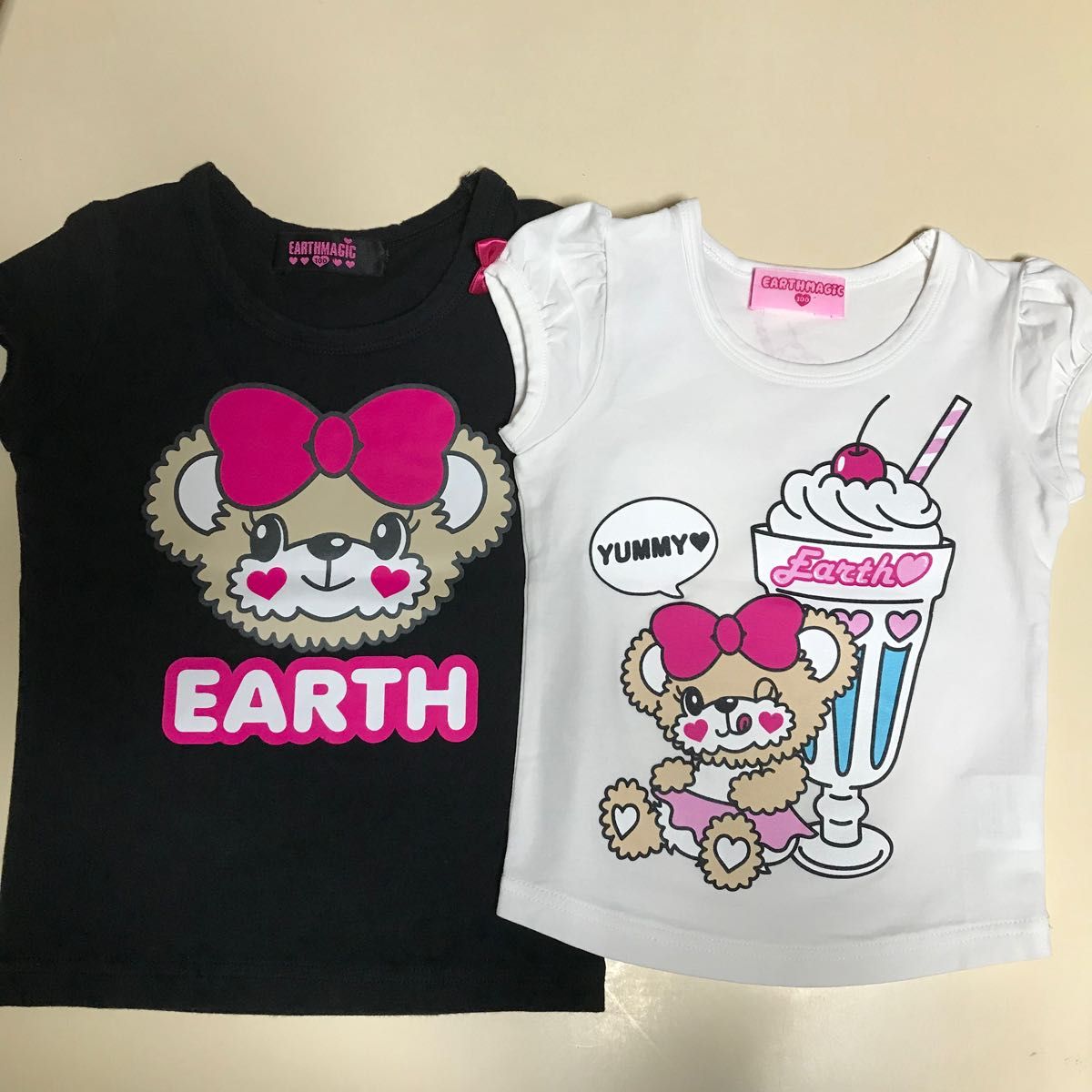 お値下げ アースマジック Tシャツ ２枚セット 100｜PayPayフリマ