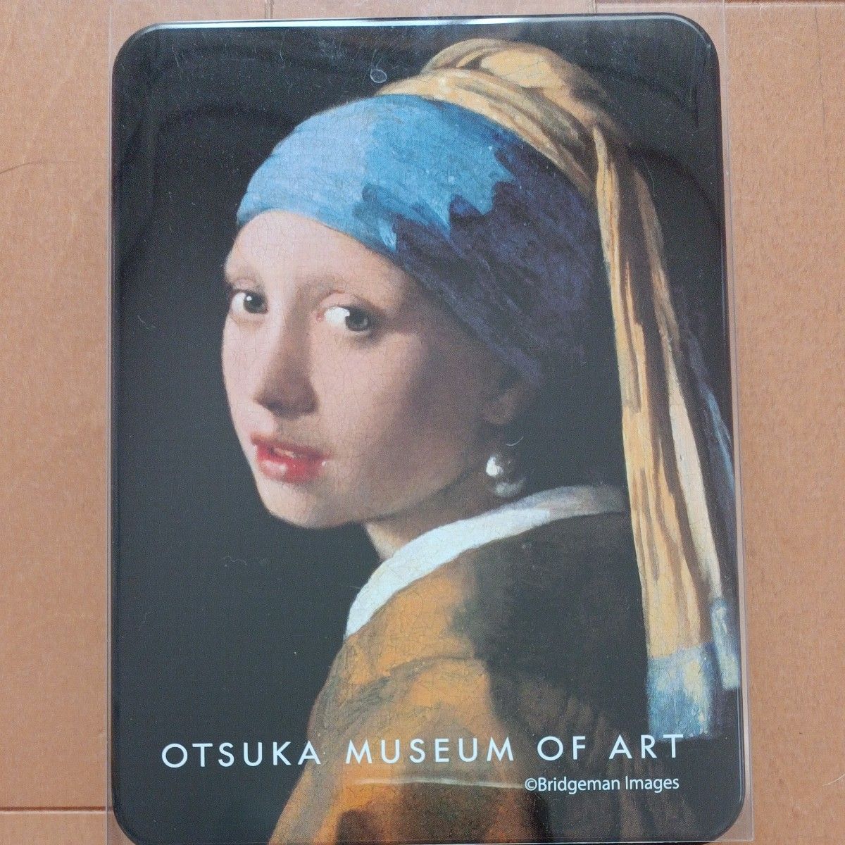 大塚国際美術館 フェルメール 真珠の耳飾りの少女 クッキー缶 大塚国際美術館 フェルメール 真珠の耳飾りの少女 クッキー缶
