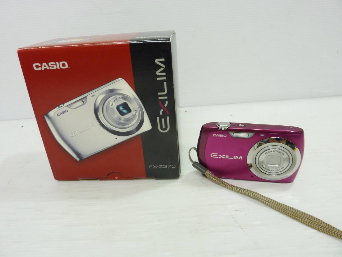 V5179tc CASIO カシオ EXILIM EX-Z370 コンパクトデジタルカメラ 箱付き_画像2