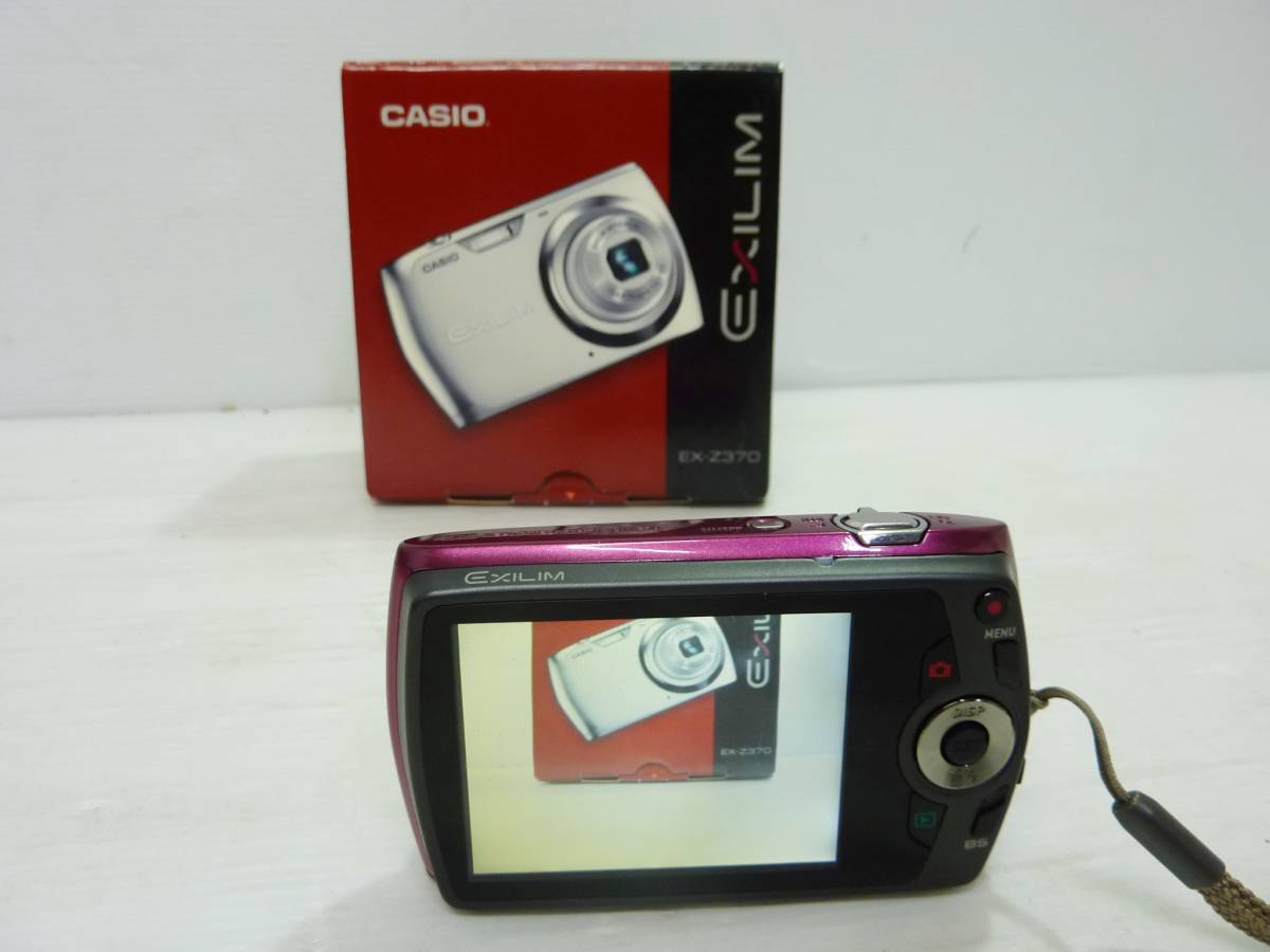 V5179tc CASIO カシオ EXILIM EX-Z370 コンパクトデジタルカメラ 箱付き_画像7