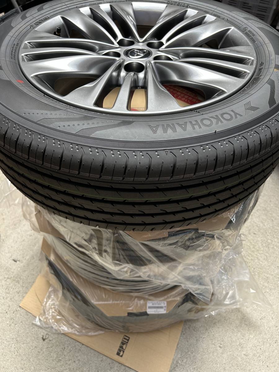 新型アルファード40 ハイブリッド 純正アルミホイール 新車外し 新型アルファード40 ハイブリッド 純正アルミホイール 新車外し
