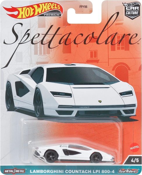 即決☆☆ ホットウィール(Hot Wheels) カーカルチャー スペッタコラーレ ランボルギーニ・カウンタック LPI 800-4 HKC40 ☆LAMBORGHINI_画像4