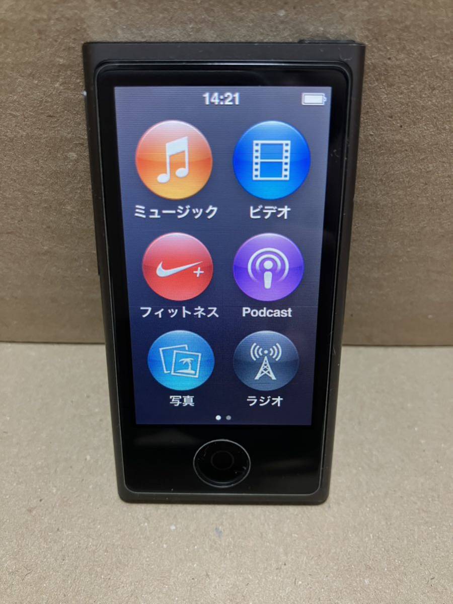 日本未発売】 【美品】《作動良好》iPod nano/第7世代/スペースグレイ
