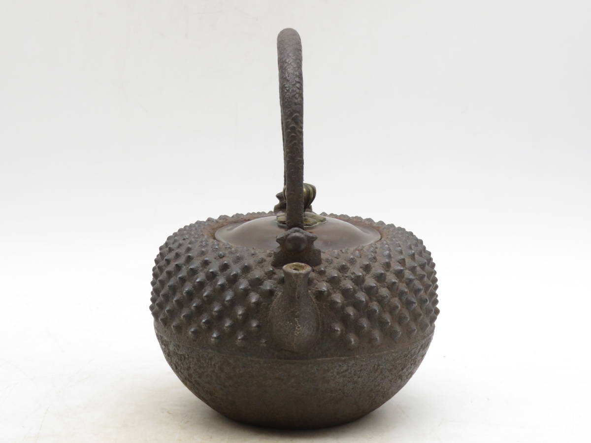 代購代標第一品牌-樂淘letao- K4213 釜師大西清右衛門霰姥口丸形鉄瓶