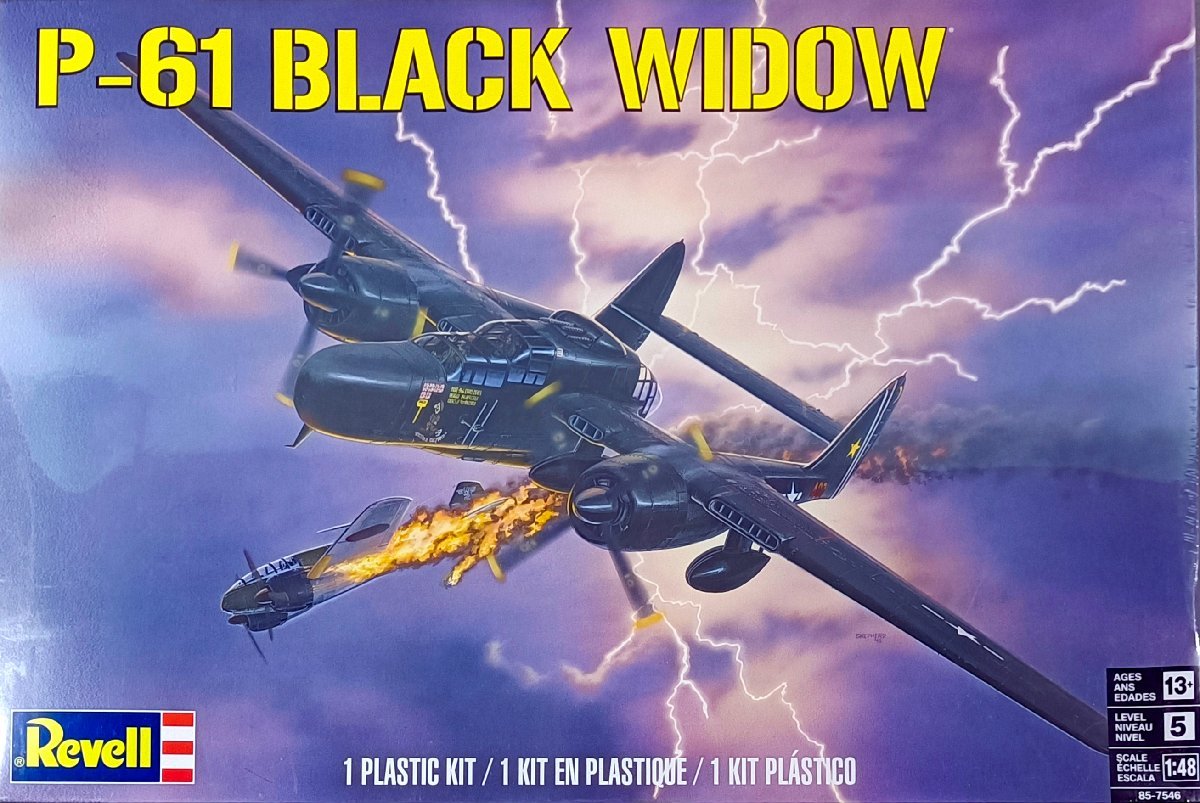 P-61 ブラックウィドウ 1/48 アメリカレベル
