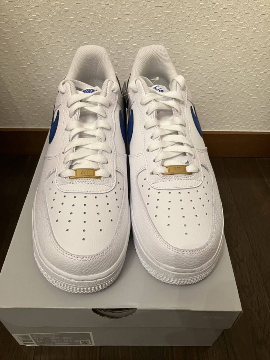 NIKE ナイキ エアフォース1 ロー　27.5cm ホワイト　ブルー　ゲームロイヤル　AIR FORCE 1 LOW_画像3