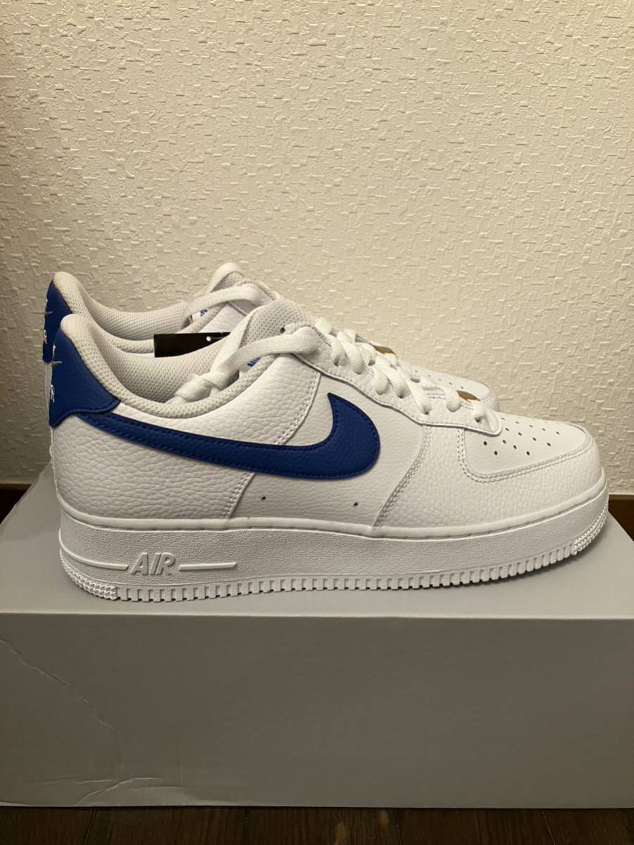 NIKE ナイキ エアフォース1 ロー　27.5cm ホワイト　ブルー　ゲームロイヤル　AIR FORCE 1 LOW_画像2