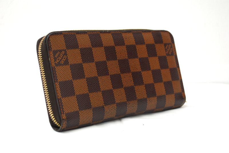 見事な ダミエ Vuitton Louis ルイヴィトン □極美品□ ジッピー