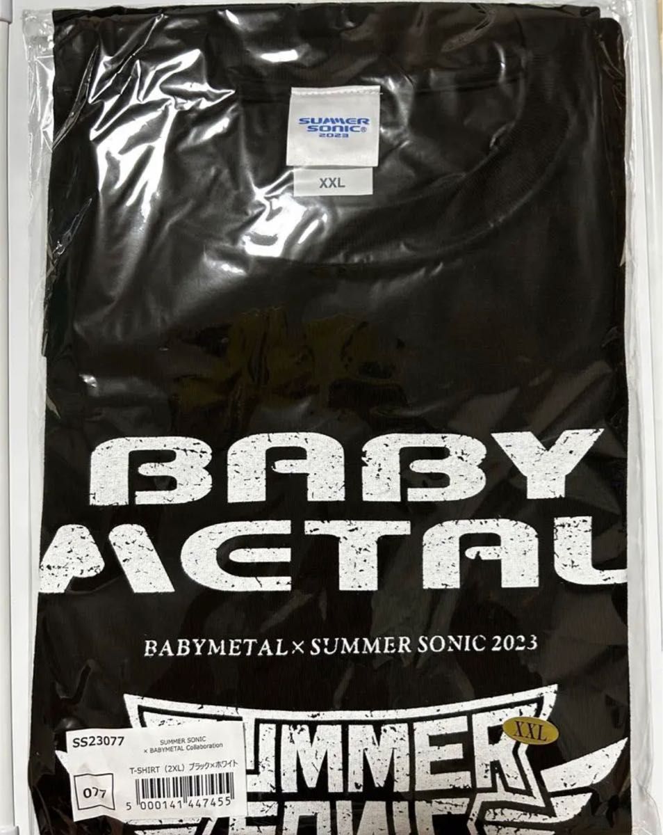 【新品・未開封】BABYMETAL×サマソニ2023コラボTシャツ2XLホワイト