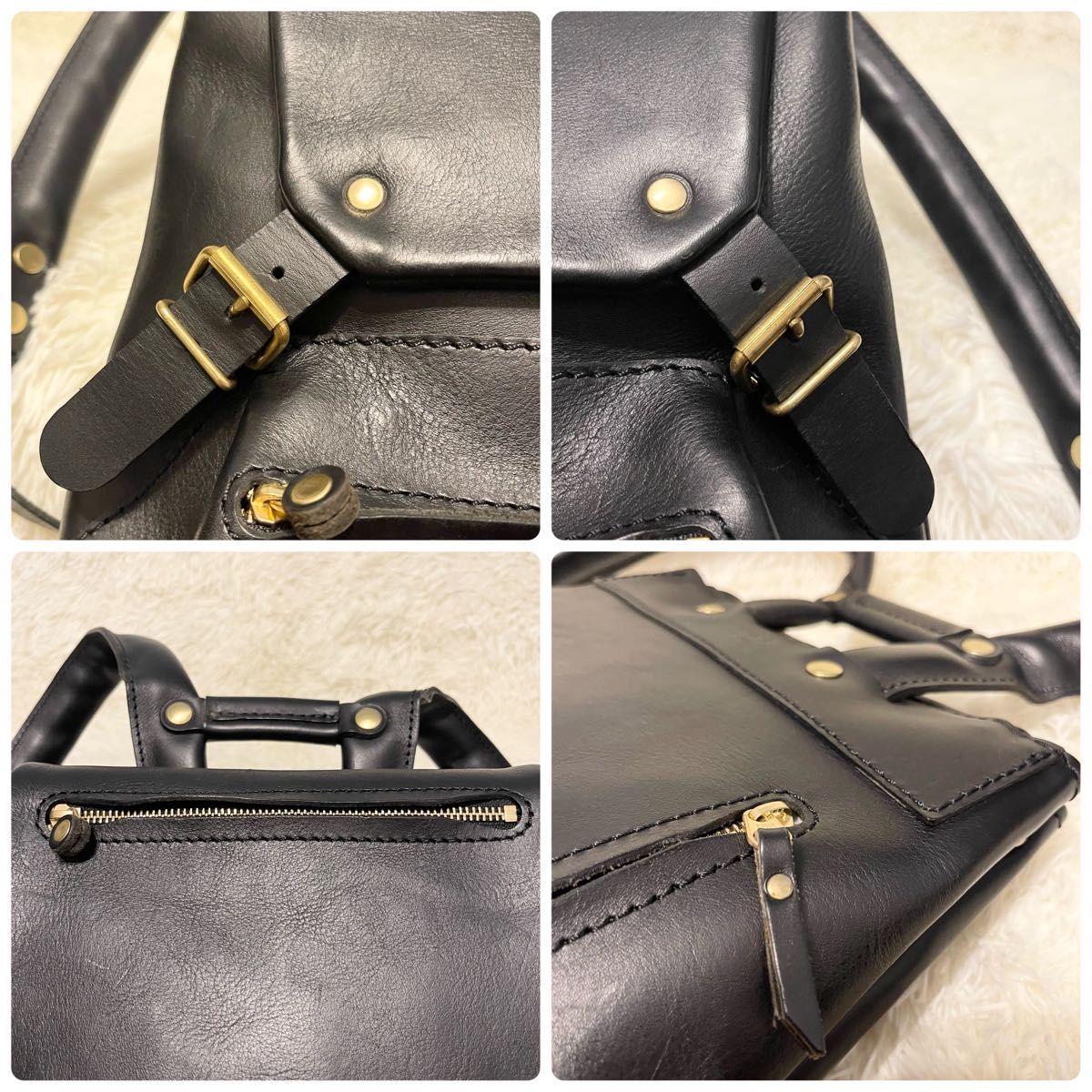 美品】HERZ ヘルツ 星のリュック (R-135)レザー バッグパック 美品】HERZ ヘルツ 星のリュック (R-135)レザー バッグパック
