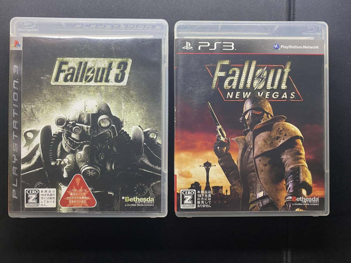 【動作未確認】PS3 ゲームソフト フォールアウト Fallout 3・ニューベガス New Vegas 2点 プレイステーション3 中古 送料無料 匿名配送の画像1