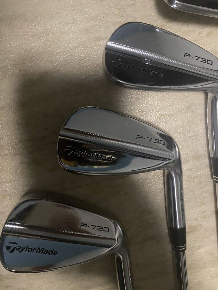 名器 Taylormade P730 アイアン #6-p 5本セット テーラーメイド P730 6i pw Dynamic gold 120 X100 ダイナミックゴールド DG120 p7MB p7TW_画像3