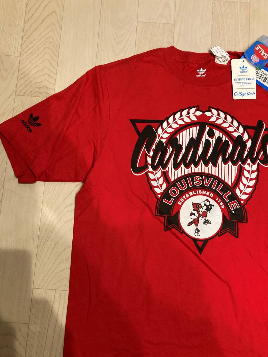 Adidas Originals Louisville CardinalsTシャツ U.S サイズ S_画像3