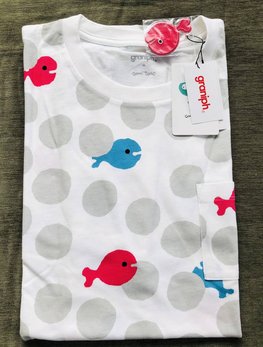 Mサイズ【新品】グラニフ きんぎょがにげた ドット Tシャツ Mサイズ【新品】グラニフ きんぎょがにげた ドット Tシャツ