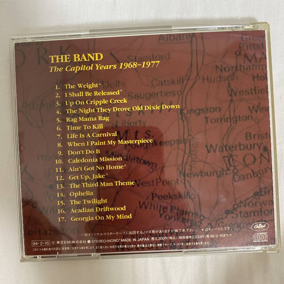 CD ★ 中古 『 The Band The Capitol Years 1968-1977 』中古 The Band_画像2