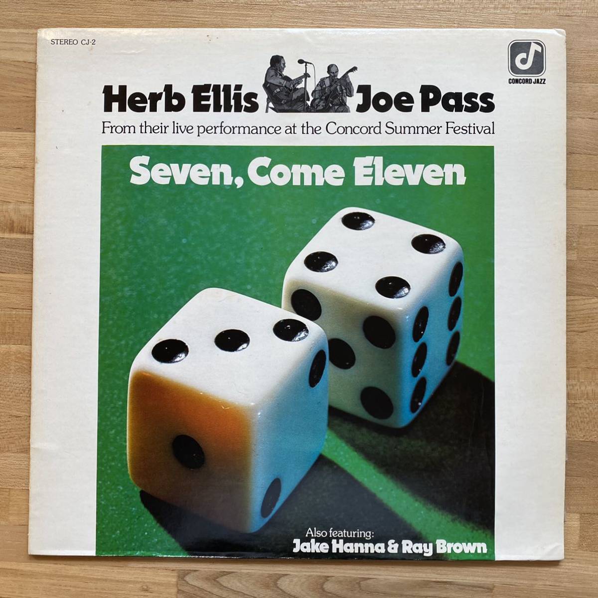 レコード ☆★ 中古 HERB ELLIS - JOE PASS / Seven, Come Eleven 　※他１枚での出品のレコードとのみ４枚まで同梱可_画像1