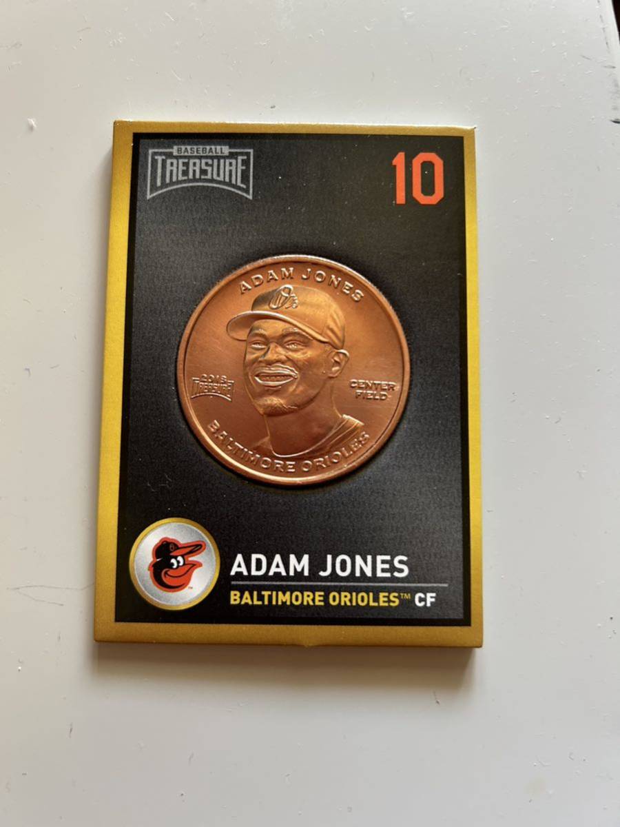 2018 Topps Baseball Treasure Coins Adam Jones 来日外国人 オリックスバッファローズ ジョーンズの画像1