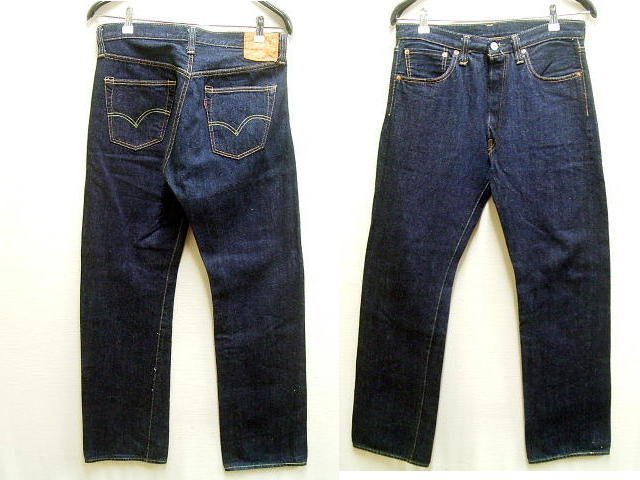 ◇即決[W34]LVC 濃紺 47501-0036 スカルプチャードリジット 旧日本製 501XX ビンテージ復刻 LEVI’S VINTAGE CLOTHING デニム パンツ■4064_画像1