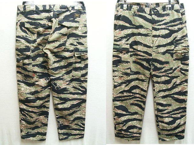 ◇即決[XL]ほぼ未使用品 WTAPS 12SS JUNGLE STOCK CAMO タイガーカモ 迷彩 ジャングルストック カモフラ ミリタリー カーゴパンツ■4152_画像1