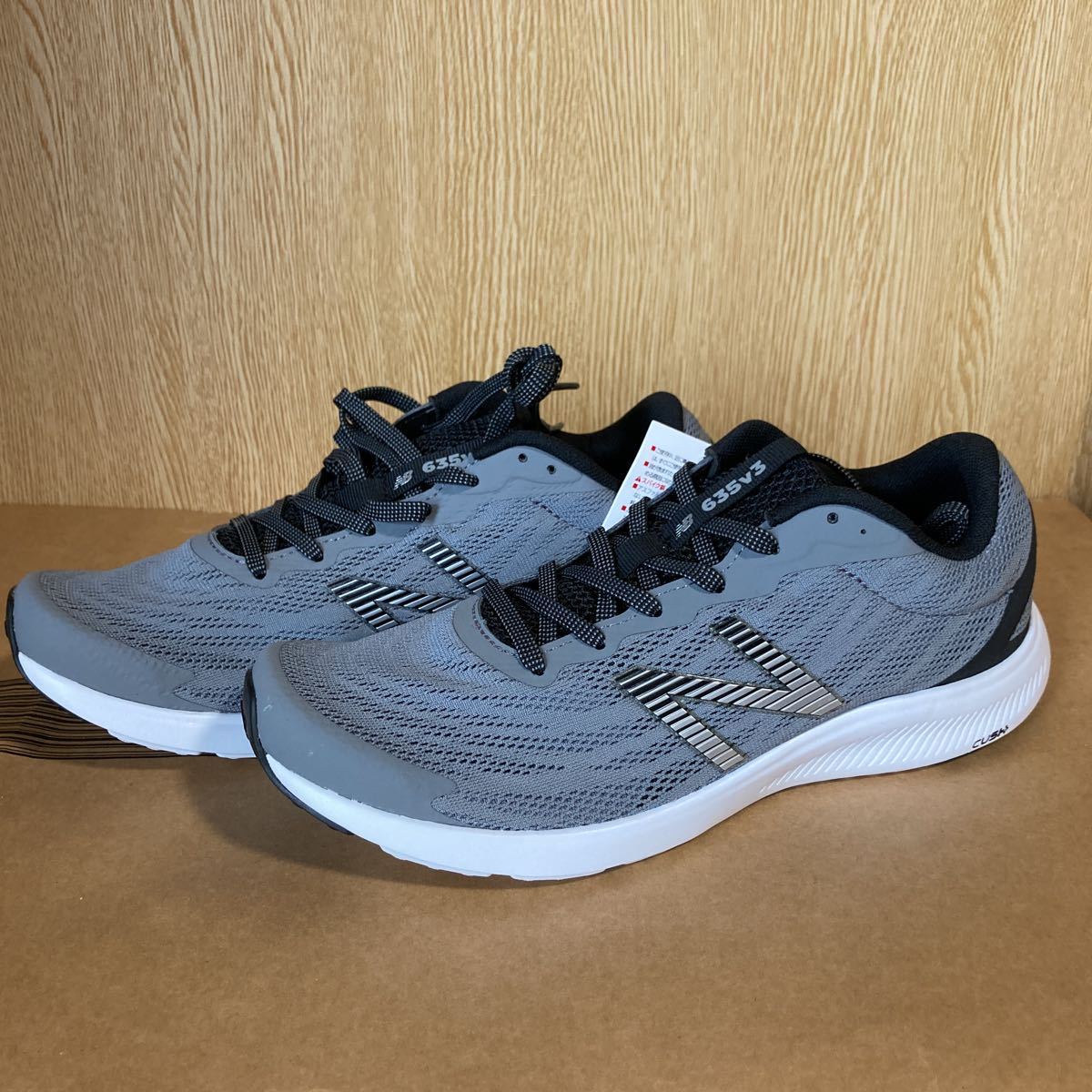 new balance ニューバランス M635LG3 メンズ スニーカー ランニング☆ライトグレー☆優れたクッション性☆蒸れにくいメッシュ仕様^_^