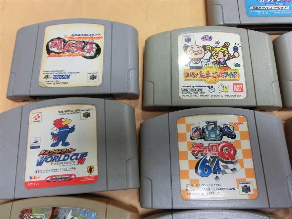 T【チ3-94】【60サイズ】△ニンテンドー64 ゲームソフト 17点 T【チ3-94】【60サイズ】△ニンテンドー64 ゲームソフト 17点