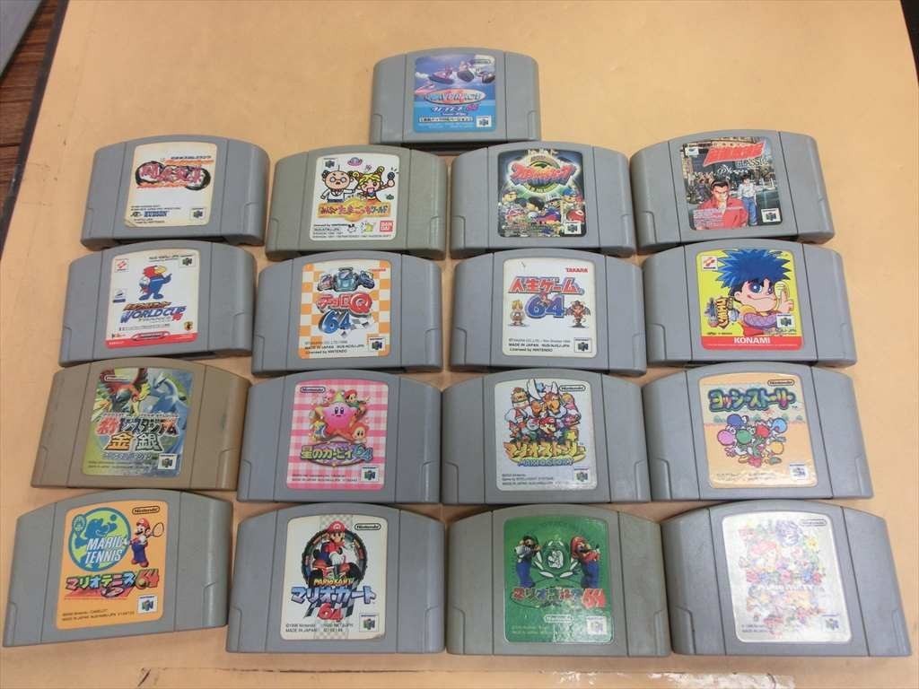 T【チ3-94】【60サイズ】△ニンテンドー64 ゲームソフト 17点 T【チ3-94】【60サイズ】△ニンテンドー64 ゲームソフト 17点