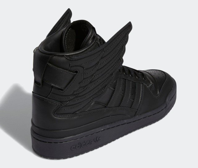 アディダス adidas スニーカー ジェレミースコット 黒 GY4419 メンズ オリジナルス ウィング ブラック シューズ 靴 US8.5（26.5cm）_画像4
