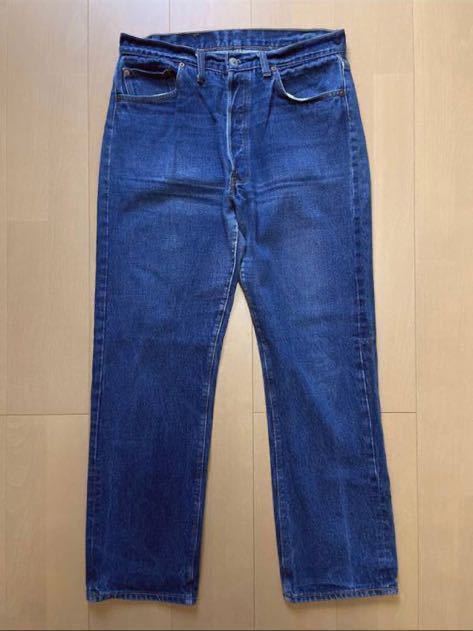 80s 赤耳同時期 内股シングル 34×29 ハチマル USA製 501 Levis 赤耳 66