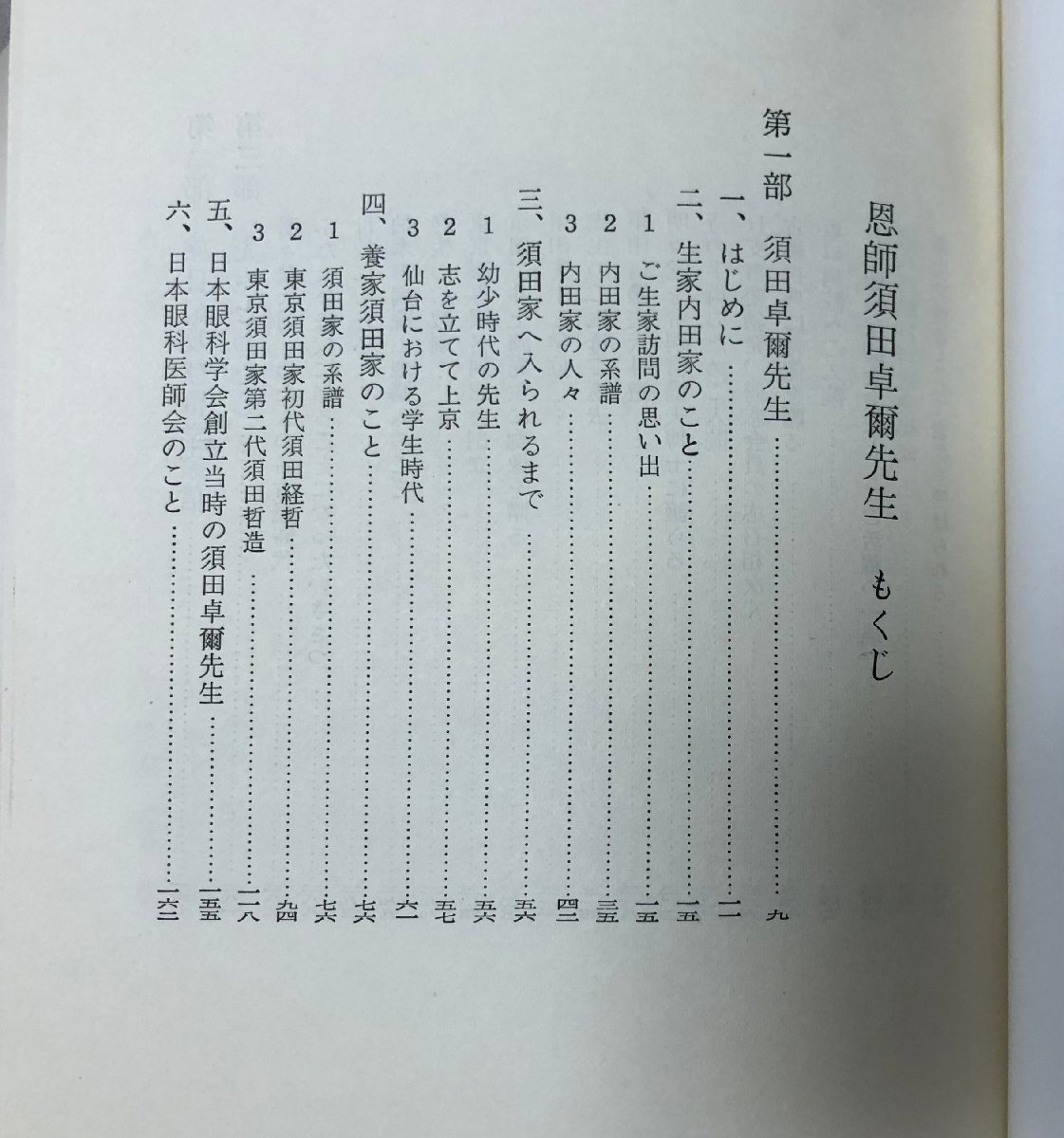 昭47 恩師須田卓爾先生 日本眼科学会 馬詰嘉吉 750P_画像3