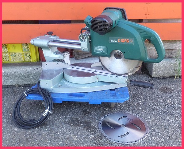 新品同様 C0816AY 大工道具 電動工具 動作品 C10FS 卓上スライド丸のこ 255mm 日立工機 丸のこ 新品同様 C0816AY 大工道具 電動工具 動作品 C10FS 卓上スライド丸のこ 255mm 日立工機 丸のこ