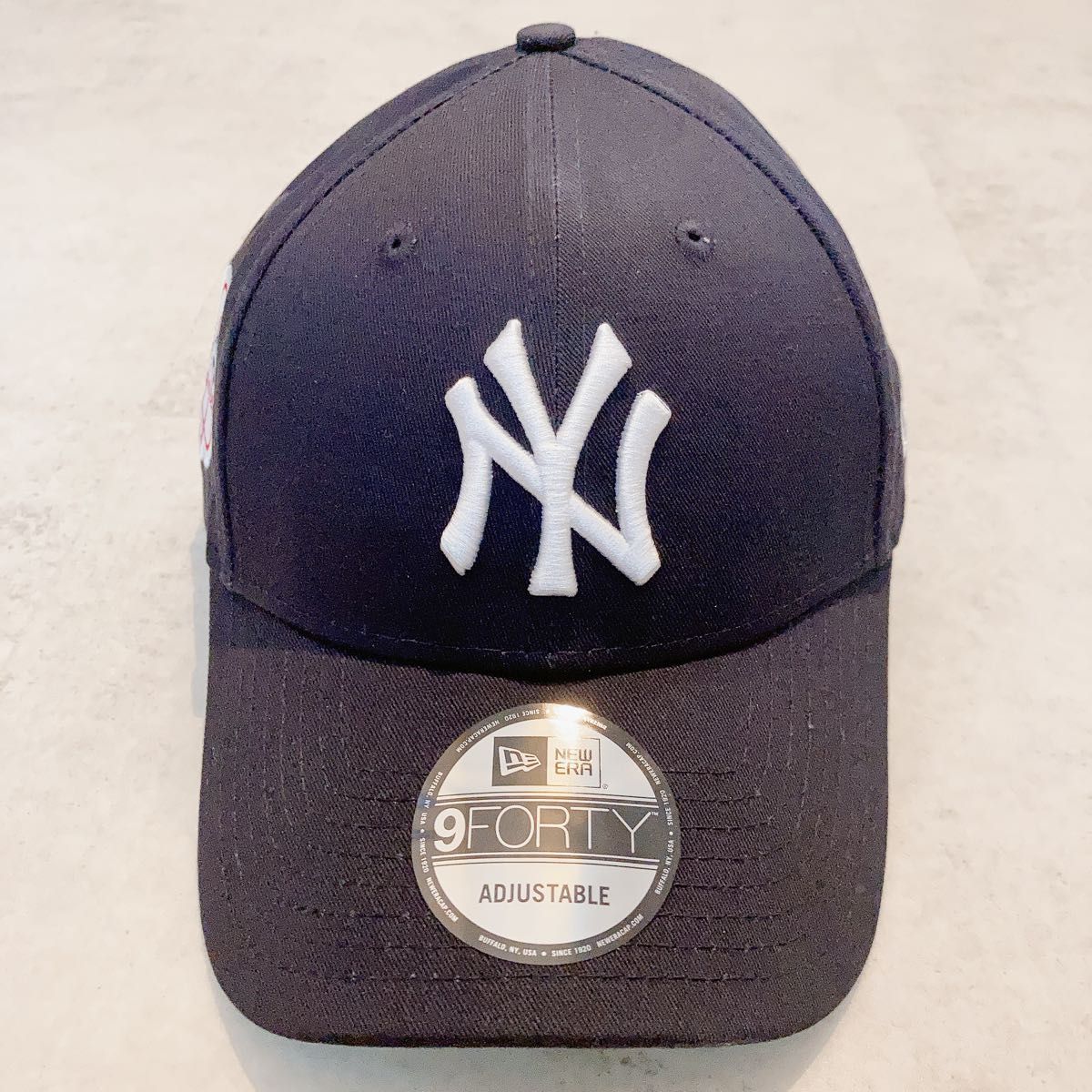 【海外限定】ニューエラ ニューヨークヤンキース 9FORTY サイドロゴ 紺 NEW ERA MLB Yankees navy