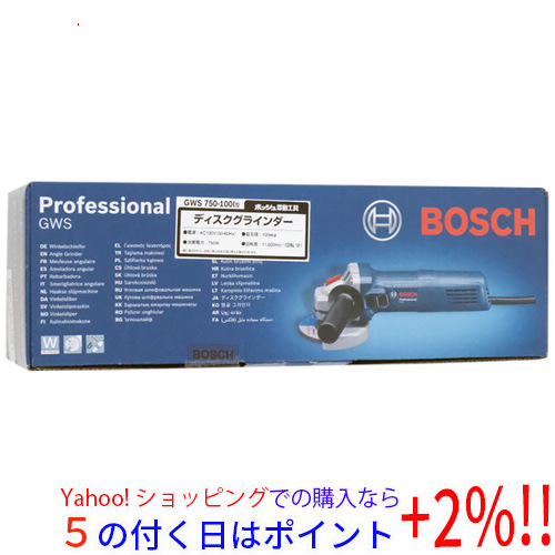 売れ筋ランキングも ☆BOSCH 100mmディスクグラインダー GWS750-100I