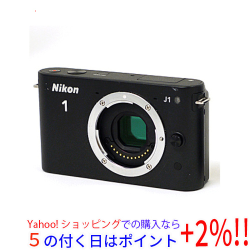 【在庫限り】 ★【中古】Nikon [管理:303101283] ブラック ボディ J1 1 一眼 ニコン