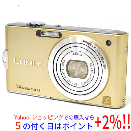 代引き人気 ☆【中古】Panasonic LUMIX [管理:1050000786] ゴールド