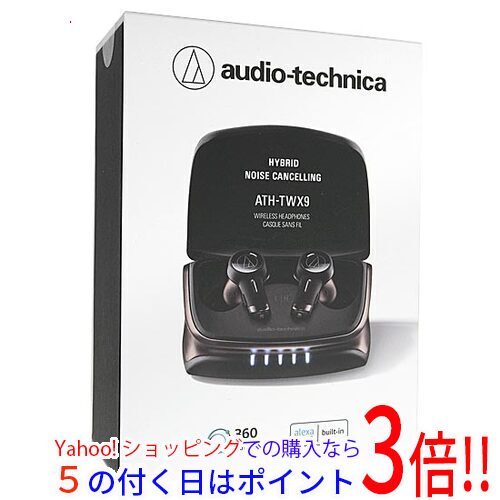 ★【中古】audio-technica 完全ワイヤレスイヤホン ATH-TWX9 元箱あり [管理:1150023221]