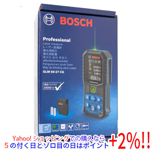 人気ブランドの ☆BOSCH レーザー距離計 GLM50-27CG [管理:1100050557