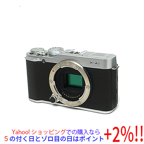 楽ギフ_のし宛書】 ☆【中古】FUJIFILM 一眼 X-A1 ボディ シルバー 訳