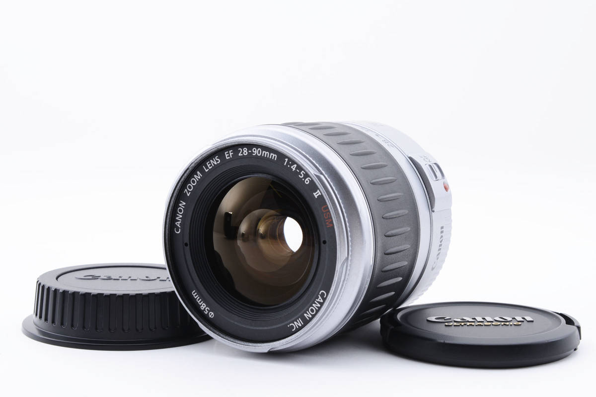 キャノン レンズ Canon EF 28-90mm F/4-5.6 ii USM Lens Silver 動作確認済 美品